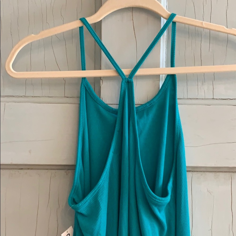 Kelly Green Tank Top with Racerback - Picture 2 of 2